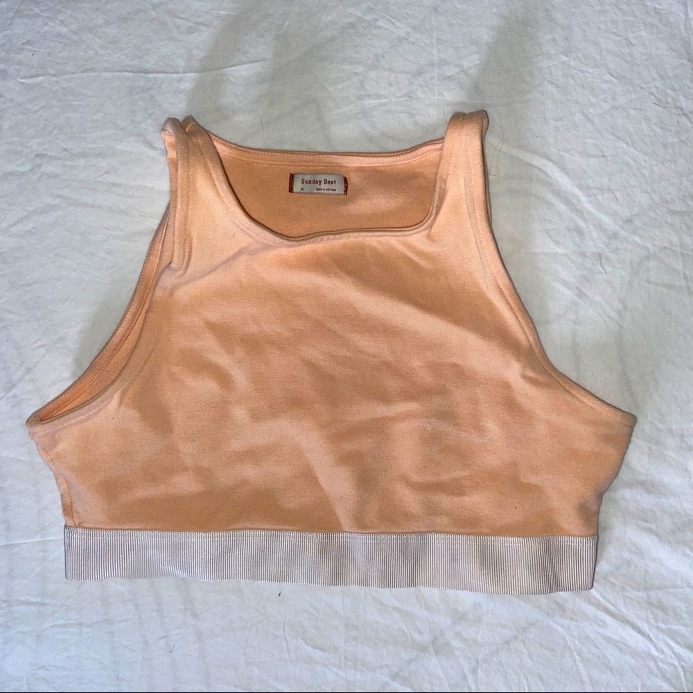 2/$20 - Aritzia Peach Crop Tank